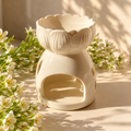 Quemador de Flor de Loto Blanca